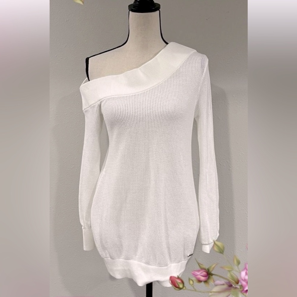 Sweaty Betty One Shoulder Enliven Sweater Knit Top - S